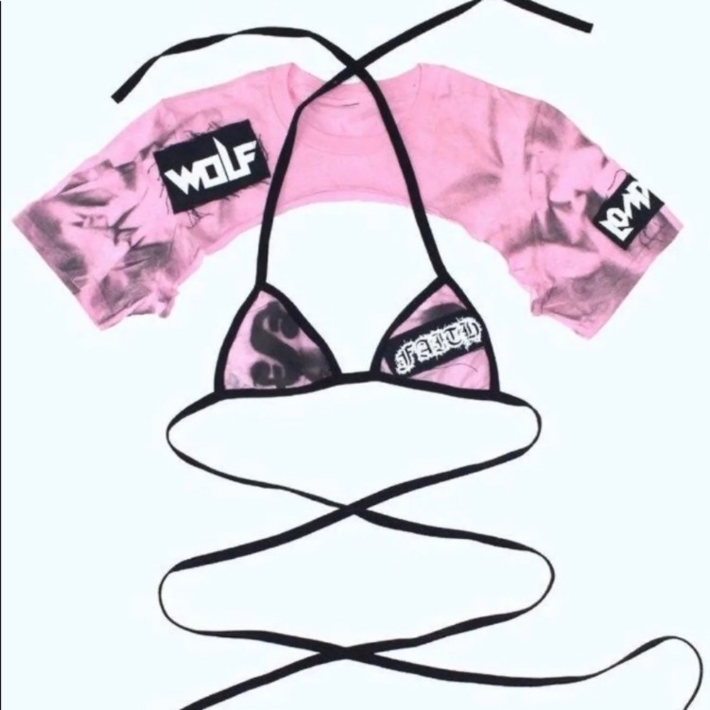 Shay Kawaii Crop tee set